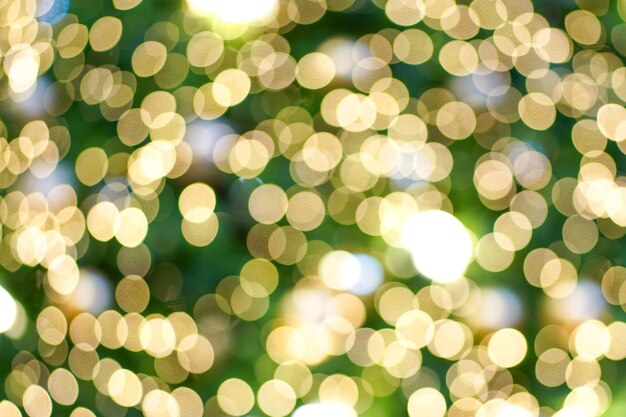 Imagen desfocada de luces iluminadas
