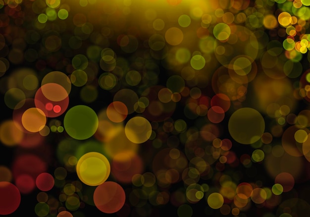 Imagen desfocada de las luces