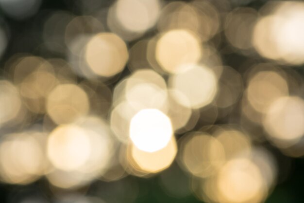 Imagen desfocada de las luces