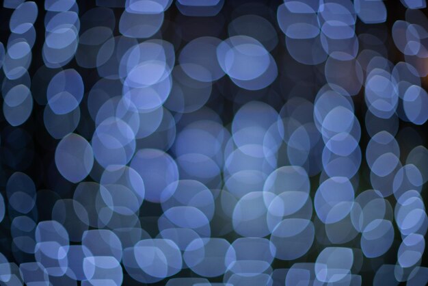 Imagen desfocada de las luces
