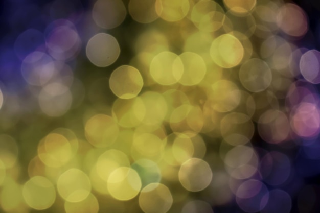 Imagen desfocada de las luces