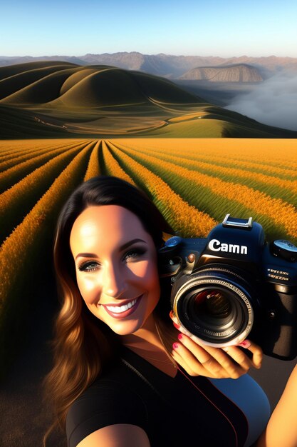 Foto imagen del día mundial de la fotografía generada por ia