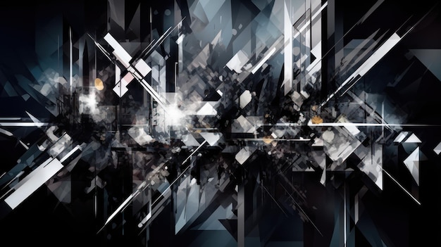 Una imagen digital de un fondo negro y azul con una luz blanca y las palabras "la palabra" en ella "