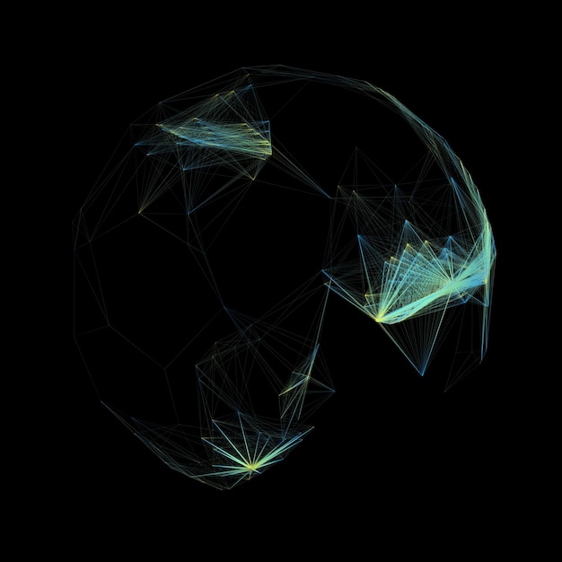 Una imagen digital de un globo terráqueo con la palabra mundo.