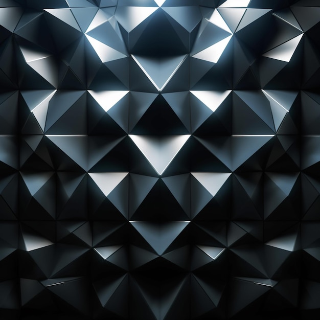 Una imagen digital de una pared con un patrón triangular.