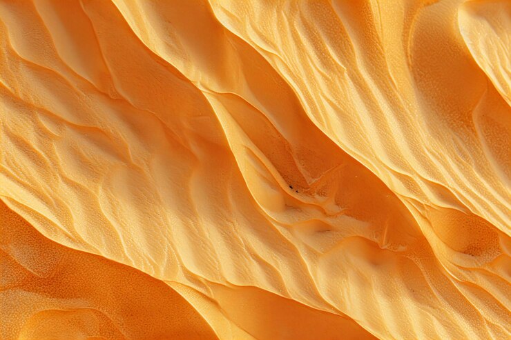 Imagen digital de primer plano de ondas de arena en el desierto una foto de stock