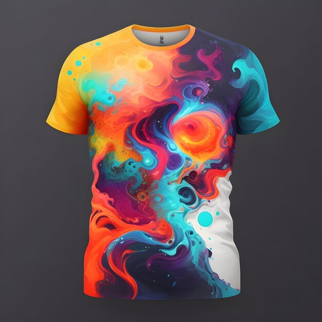 Foto imagen de diseño de camiseta