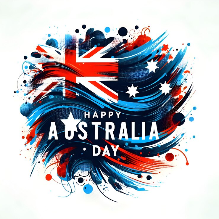 Imagen del diseño del estandarte del día australiano