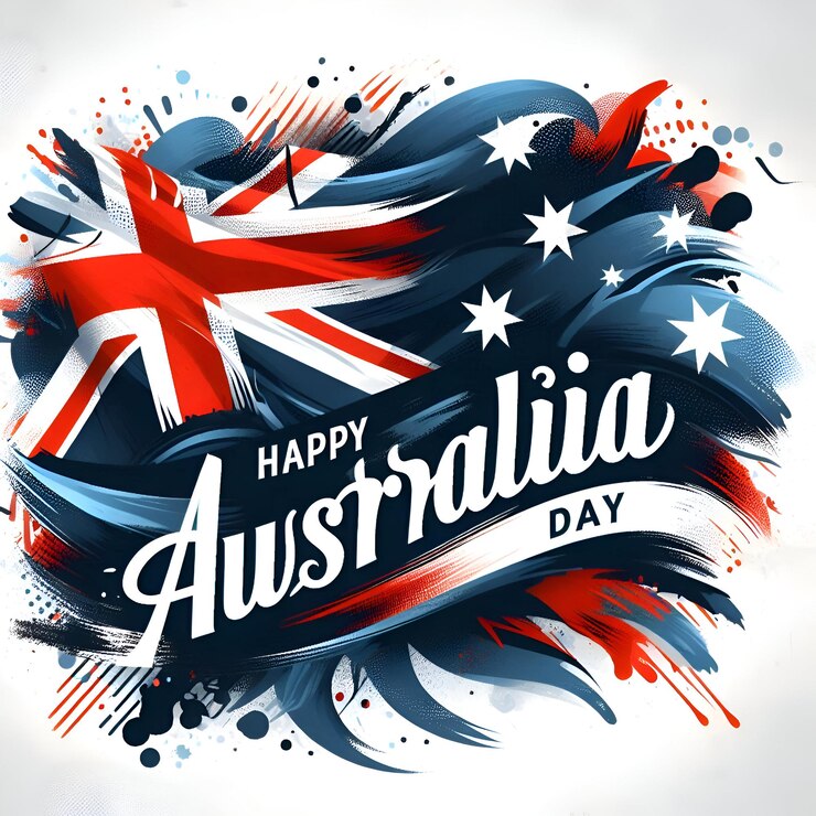 Imagen del diseño del estandarte del día australiano