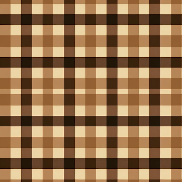Foto imagen de diseño de patrón a cuadros marrón