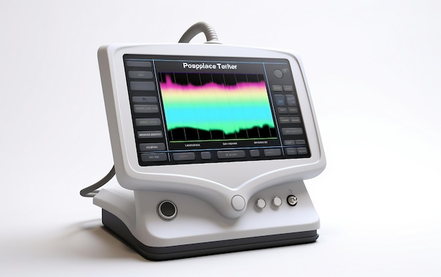 Foto imagen de doppler por ultrasonido aislada en un fondo transparente