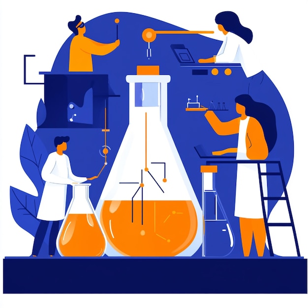 Una imagen de un equipo de inicio llevando a cabo un experimento para probar una nueva característica o concepto