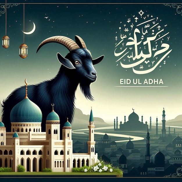 Esta imagen es creada para eventos islámicos como el Eid ul Adha