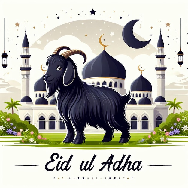 Esta imagen es creada para eventos islámicos como el Eid ul Adha