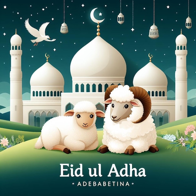 Esta imagen es creada para eventos islámicos como el Eid ul Adha