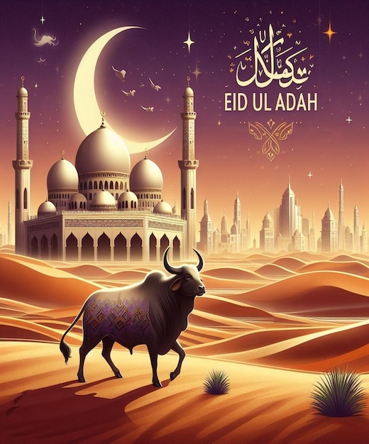 Esta imagen es creada para eventos islámicos como el Eid ul Adha