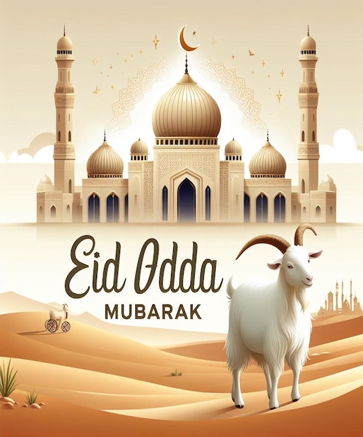 Esta imagen es creada para eventos islámicos como el Eid ul Adha