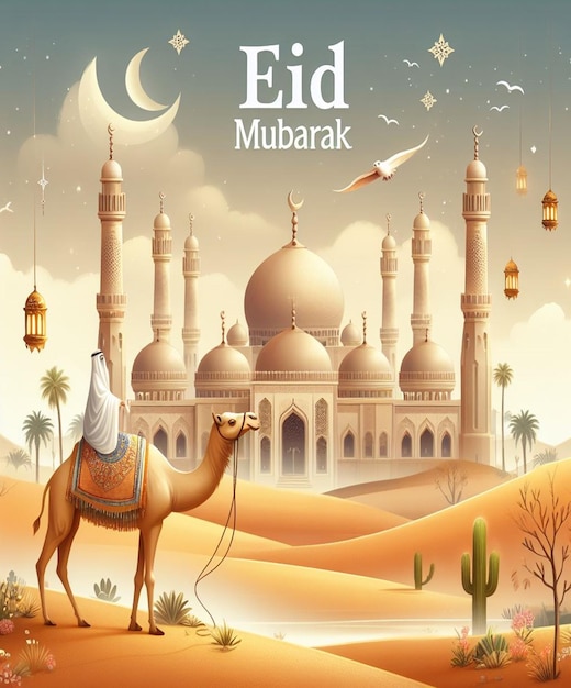 Esta imagen es creada para eventos islámicos como el Eid ul Adha