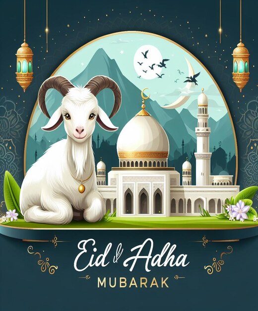 Esta imagen es creada para eventos islámicos como el Eid ul Adha