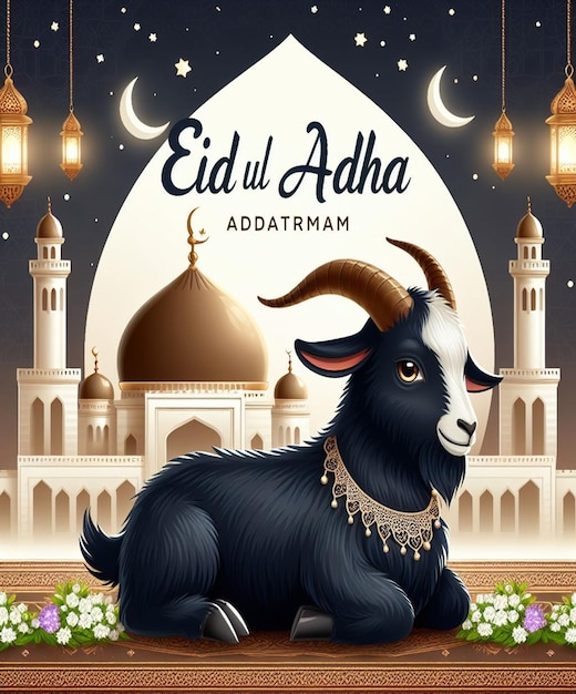 Esta imagen es creada para eventos islámicos como el Eid ul Adha