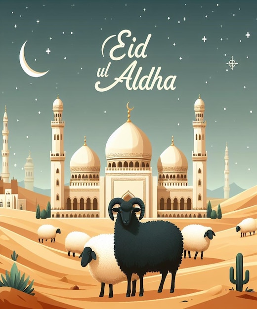 Esta imagen es creada para eventos islámicos como el Eid ul Adha