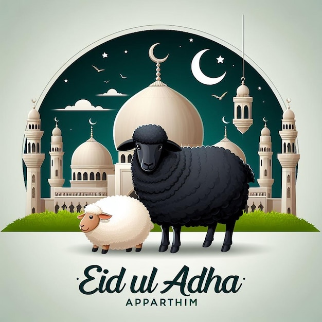 Esta imagen es creada para eventos islámicos como el Eid ul Adha