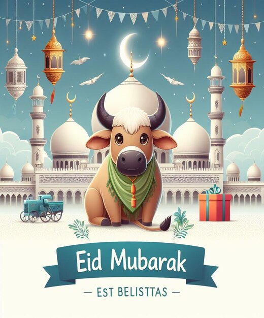 Esta imagen es creada para eventos islámicos como el Eid ul Adha