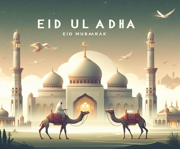 Esta imagen es creada para eventos islámicos como el Eid ul Adha