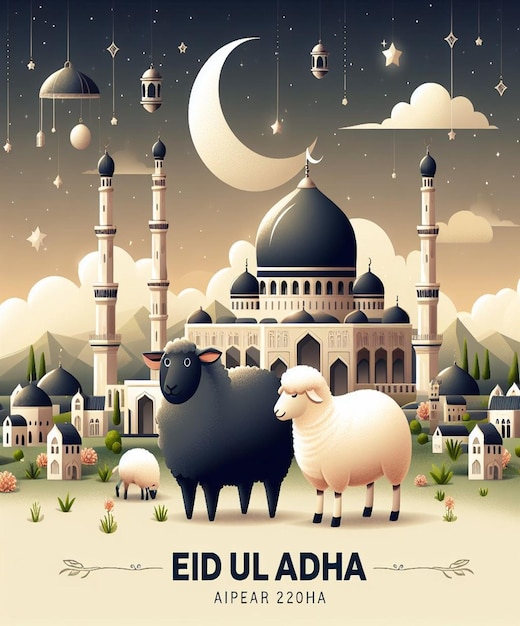 Esta imagen es creada para eventos islámicos como el Eid ul Adha