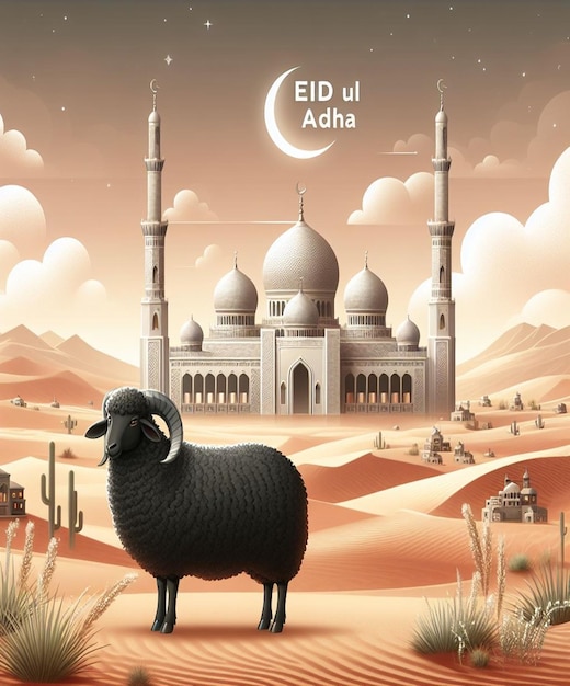 Esta imagen es creada para eventos islámicos como el Eid ul Adha