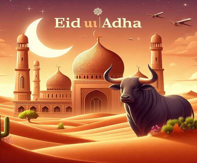 Esta imagen es creada para eventos islámicos como el Eid ul Adha