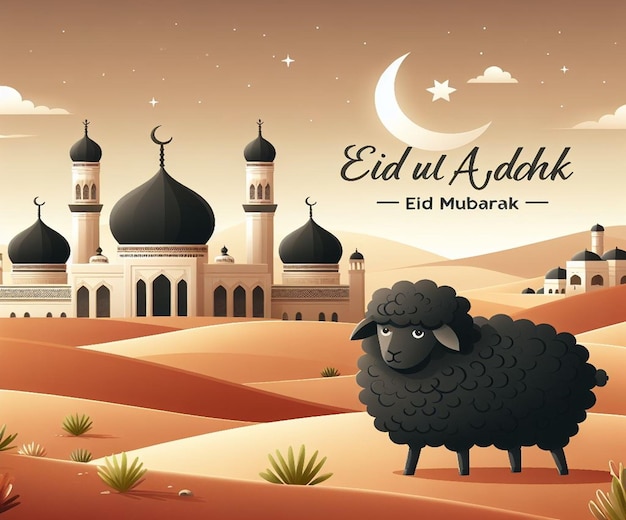 Esta imagen es creada para eventos islámicos como el Eid ul Adha