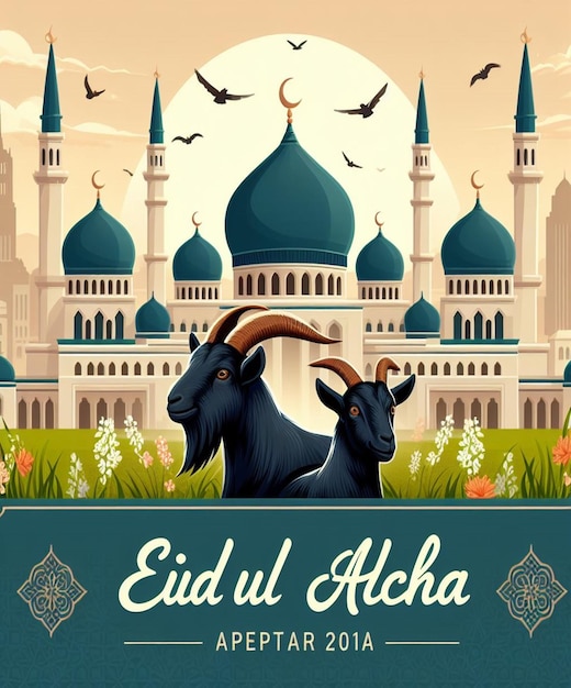 Esta imagen es creada para eventos islámicos como el Eid ul Adha