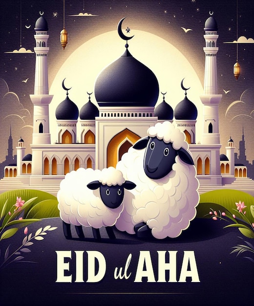 Esta imagen es creada para eventos islámicos como el Eid ul Adha