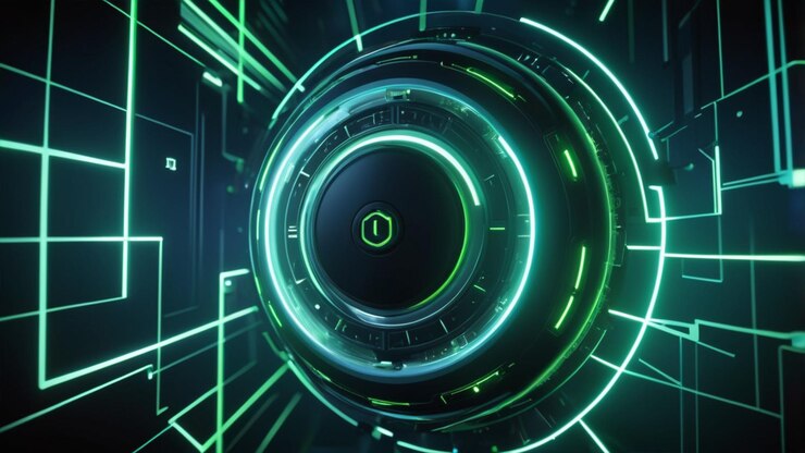 Una imagen de fondo 4K de alta resolución centrada en la ciberseguridad