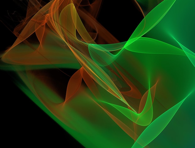 Imagen de fondo abstracta de fractal imaginario