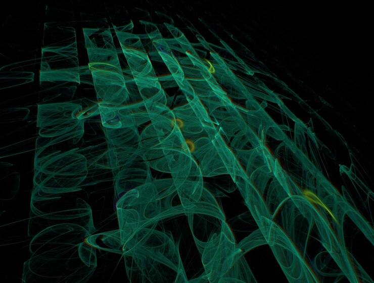 Foto imagen de fondo abstracta de fractal imaginario