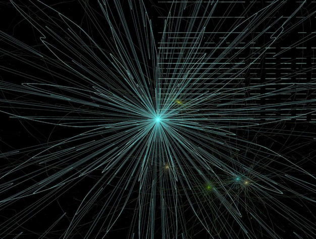 Imagen de fondo abstracta de fractal imaginario