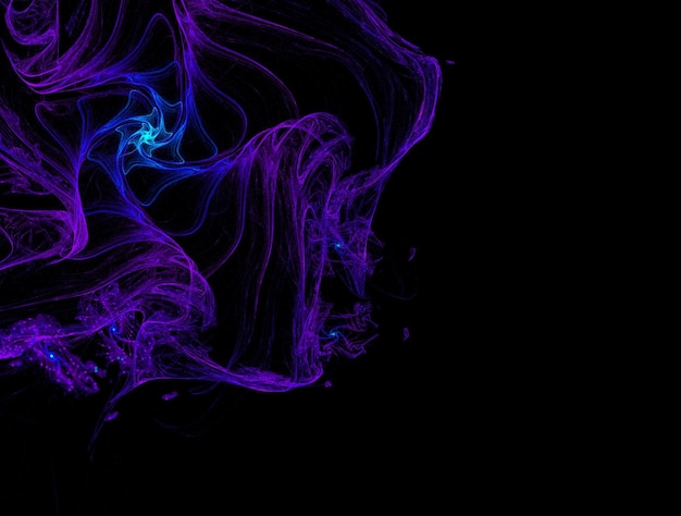 Imagen de fondo abstracta de fractal imaginario