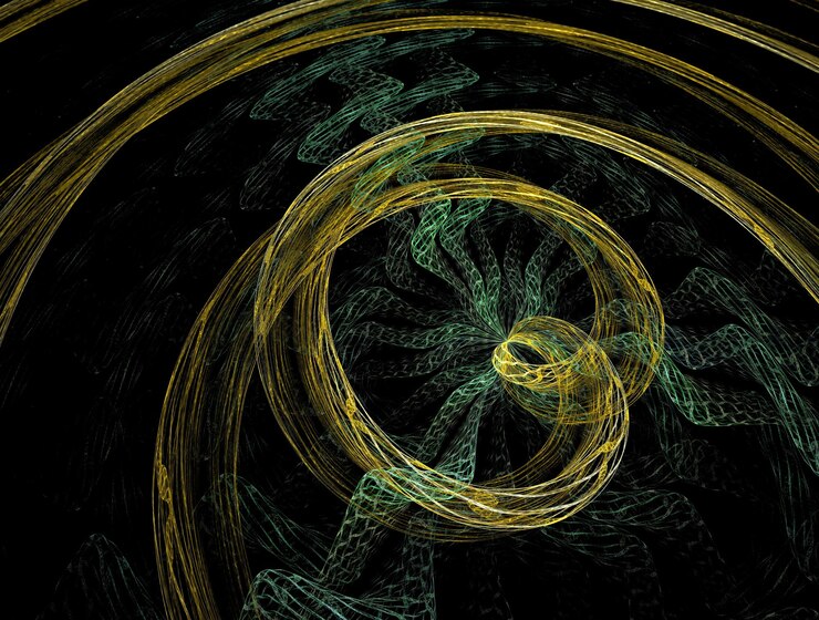 Foto imagen de fondo abstracta de fractal imaginario