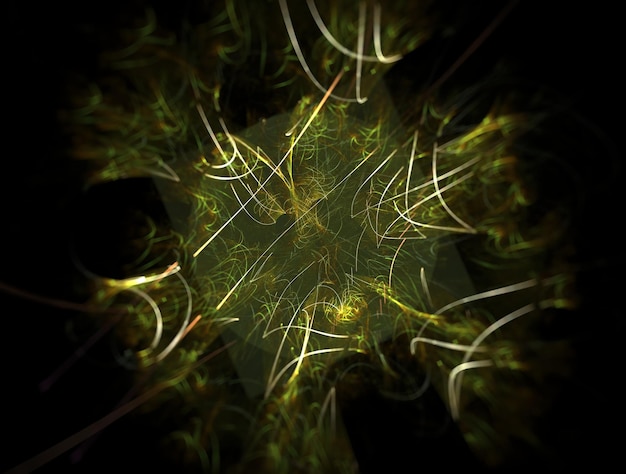 Imagen de fondo abstracta de fractal imaginario