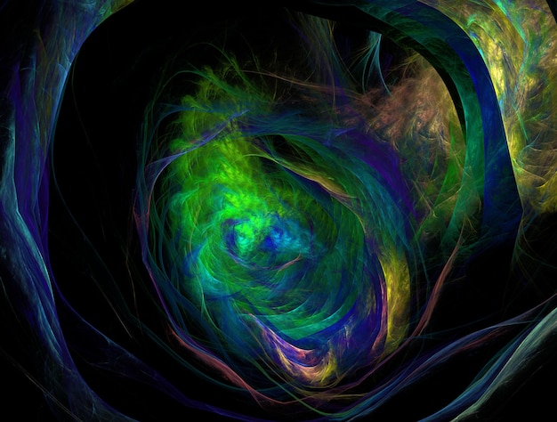 Imagen de fondo abstracta de fractal imaginario