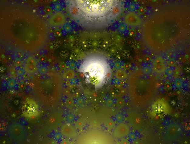 Imagen de fondo abstracta de fractal imaginario