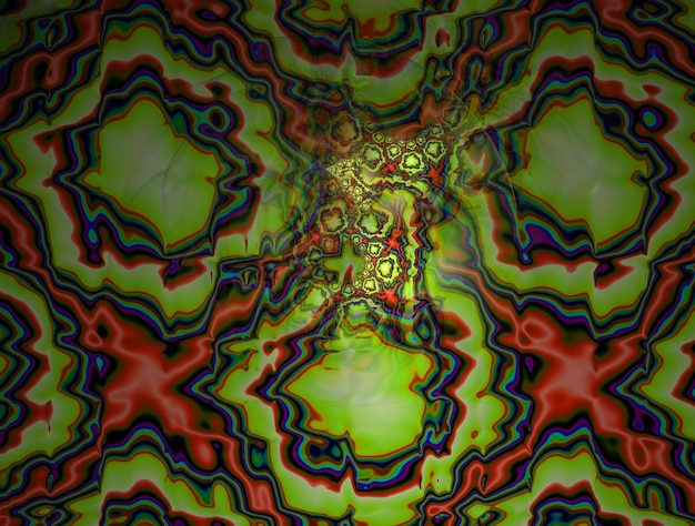 Foto imagen de fondo abstracta de fractal imaginario