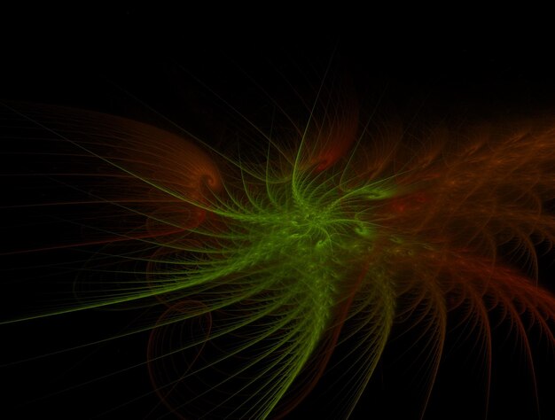 Imagen de fondo abstracta de fractal imaginario