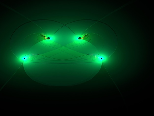 Imagen de fondo abstracta de fractal imaginario