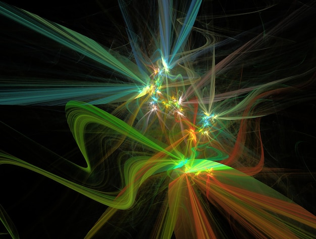 Imagen de fondo abstracta de fractal imaginario