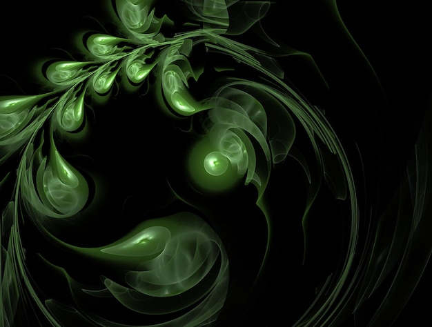 Imagen de fondo abstracta de fractal imaginario