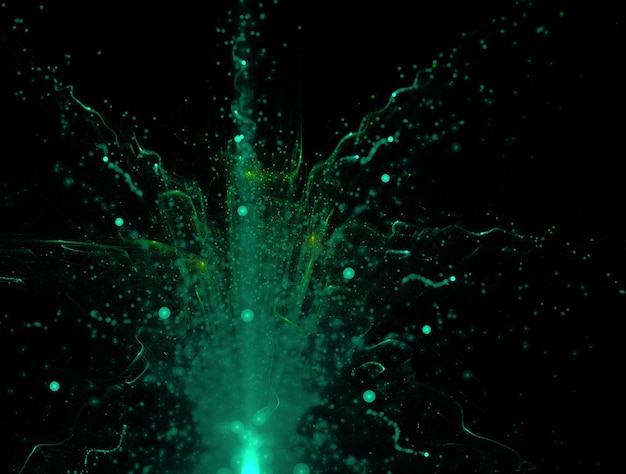 Imagen de fondo abstracta de fractal imaginario