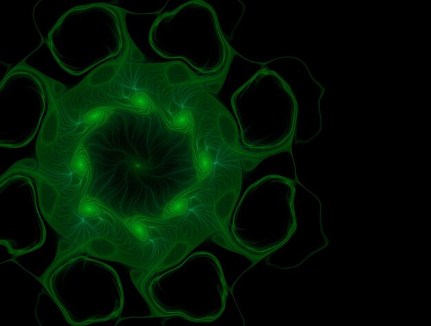 Imagen de fondo abstracta de fractal imaginario